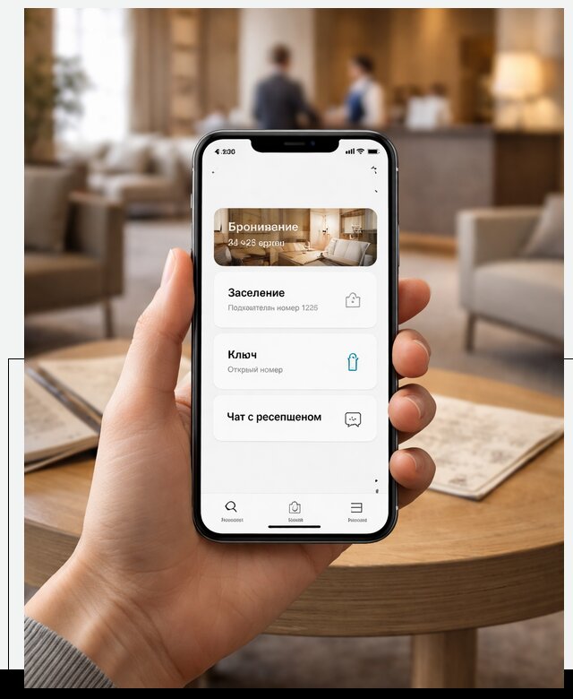 Мобильное приложение для гостей отеля в Шуе, управление сервисом